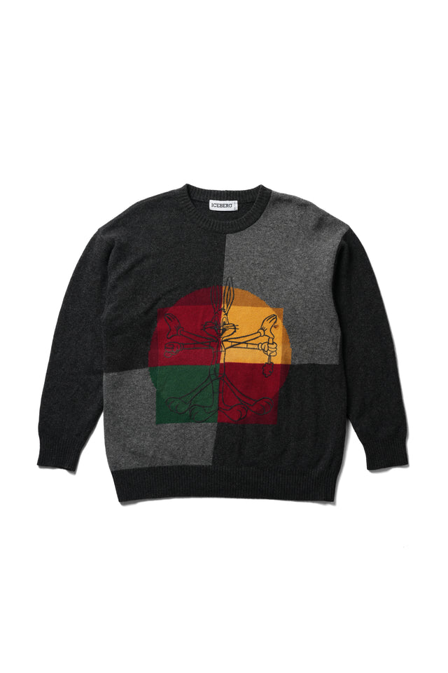 1993 Iceberg “Vitruvian Bugs” Sweater