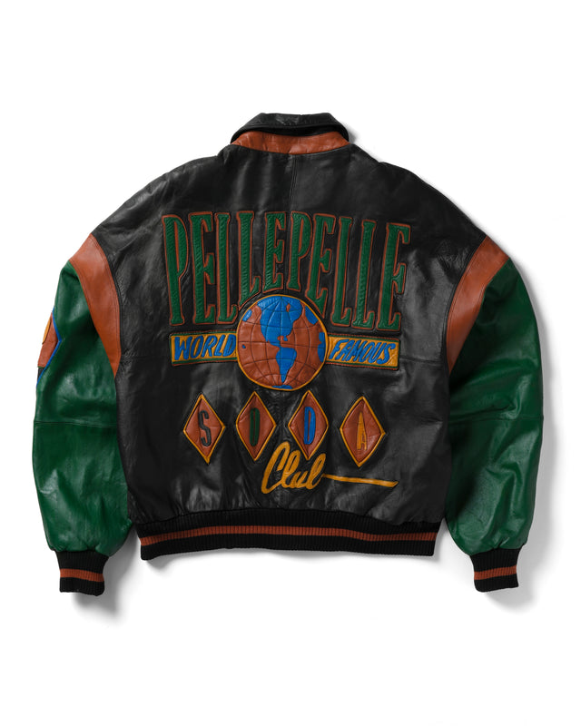 1992 Pelle Pelle “World Famous” Leather Jacket
