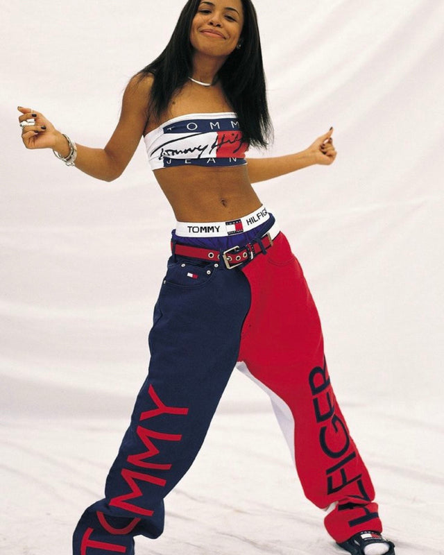 1997 Tommy Hilfiger Colorblock Jean Pant
