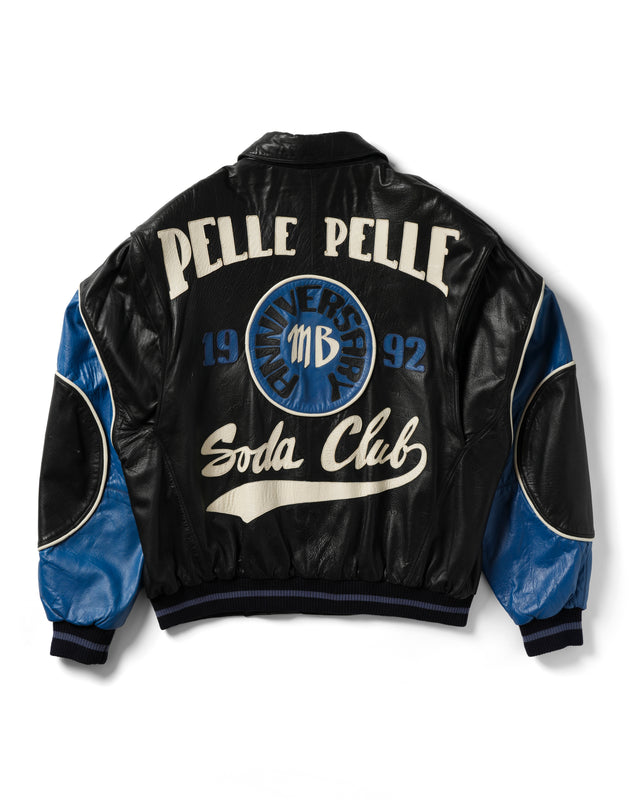 1992 Pelle Pelle “Soda Club” Leather Jacket