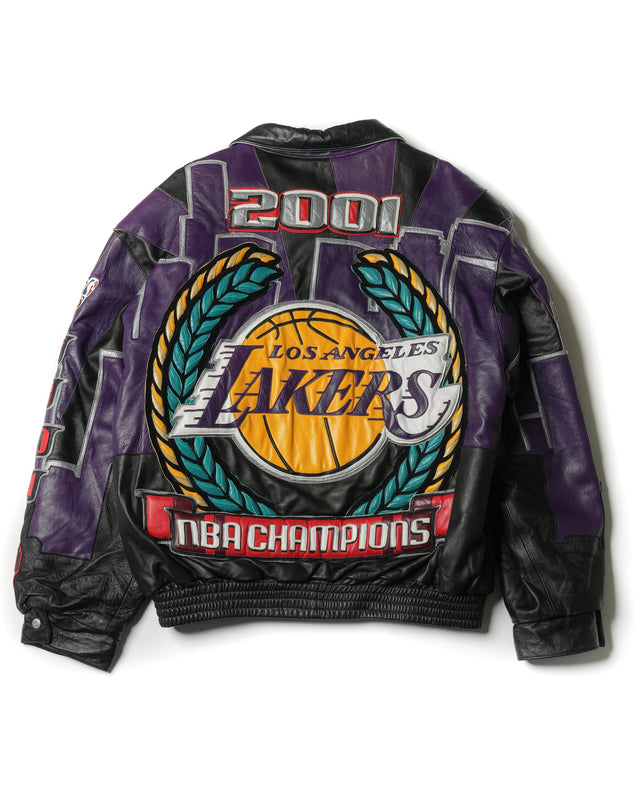 2001 Jeff Hamilton “Lakers” Back 2 Back NBA Champions Leather Jacket