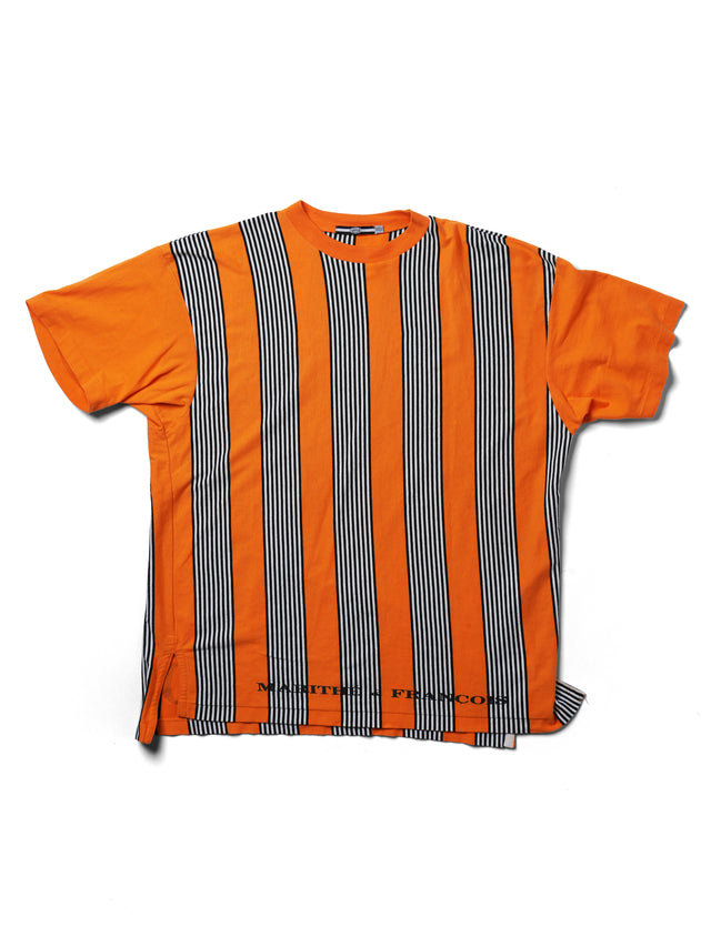 1994 MARITHE FRANCOIS GIRBAUD STRIPED TEE