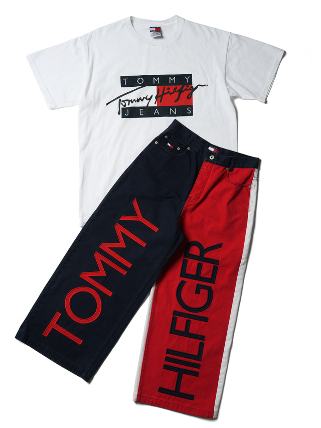 1997 Tommy Hilfiger Colorblock Jean Pant