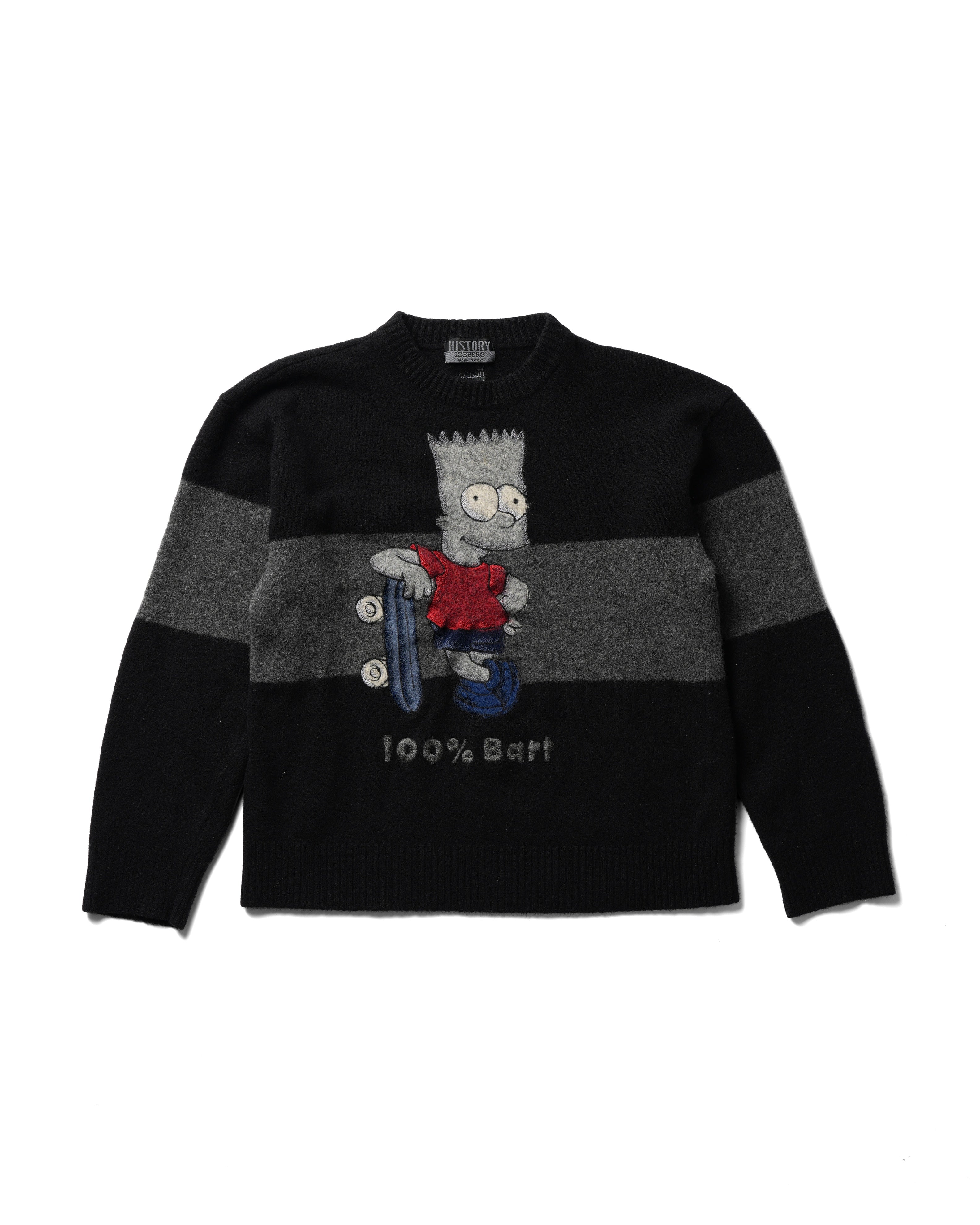 1998 Iceberg “Skateboard Bart” Sweater