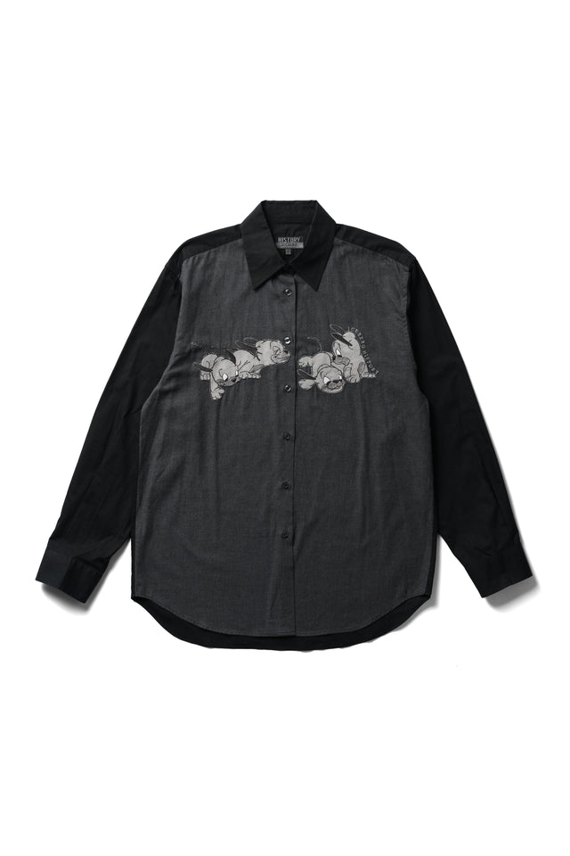 1998 Iceberg “Puppies” Button Up Shirt